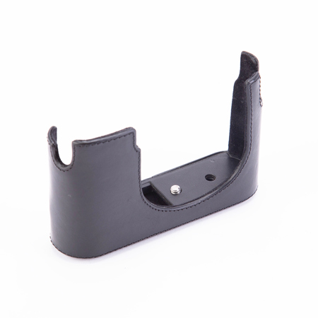 Leica Leather Half Case for Q3 Digital Camera, Black