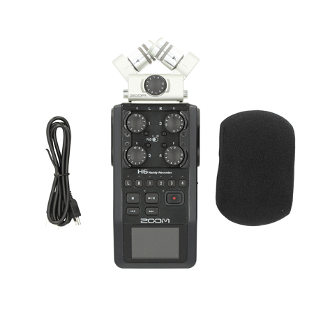 Zoom H6 Handy Recorder with Interchangeable Microphone System