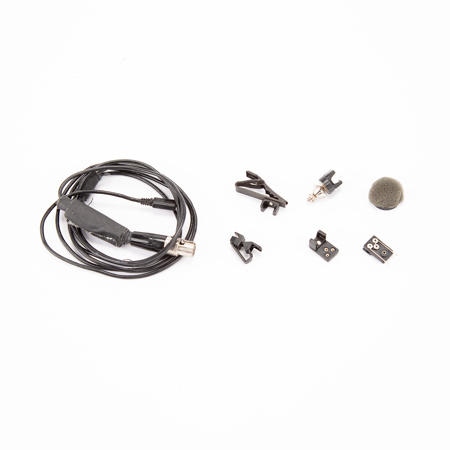 Tram TR50 Omnidirectional Lavalier Condenser Microphone, TA5 for Audio-Technica and Lectrosonics, Black