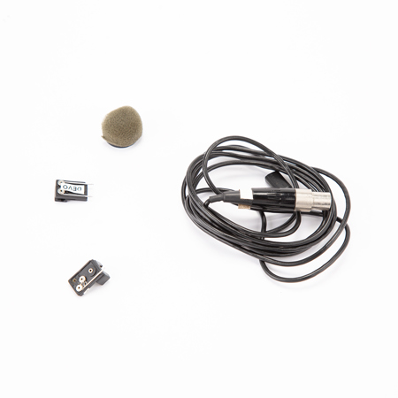 Tram TR50 Omnidirectional Lavalier Condenser Microphone, TA5 for Audio-Technica and Lectrosonics, Black