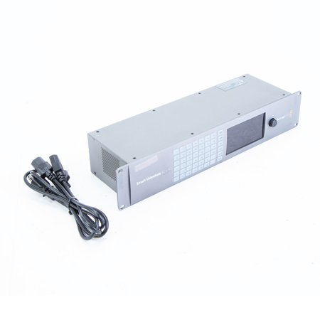 Blackmagic Design Smart Videohub 40x40 Mixed Format Router, 10-Bit SD/HD/6G-SDI Video Input/Output, SD/HD/2K/4K Format Support, 4:2:2/4:4:4 Video Sampling