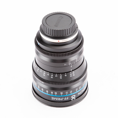 Schneider Kreuznach Xenon FF T2.1/100mm Prime Lens for Canon EF Mount, 1m (3.28') Close Focus, Manual Focus