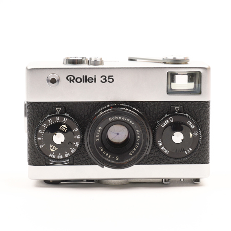 Rollei 35 Compact 35mm Camera with 40mm f/3.5 Xenar Lens, Made in Singapore