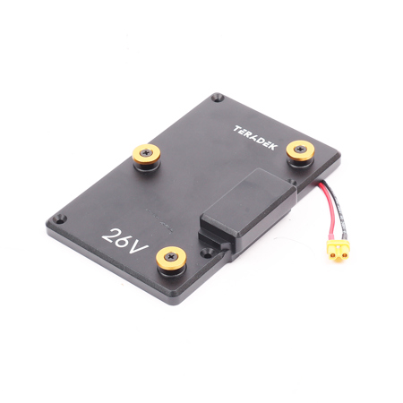 Teradek Single Battery Plate 26V for Bolt 4K, Bolt 6, Serv 4K (Male, Gold Mount)