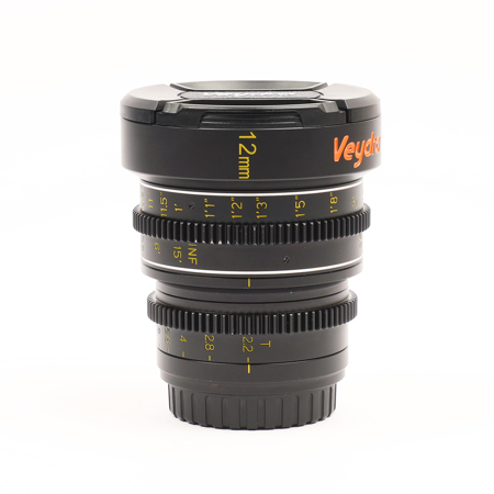 Veydra Mini Prime 12mm T2.2 Imperial Lens for M4/3 Cameras, 8" Close Focus