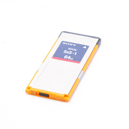 Sony SBS64G1-A SXS-1 64GB Memory Card, 1.2Gbps Transfer Speed