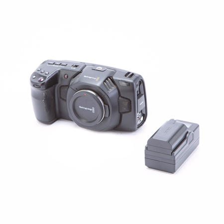 Blackmagic Design Pocket Cinema Camera 4K Body Only With Active Micro Four Thirds Lens Mount (No DaVinci Resolve Dongle)