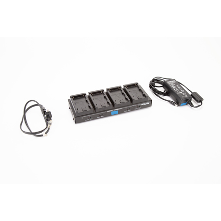 Dolgin Engineering TC40-EX 4-Position Charger for Sony BP-U30, BP-U60, and SWIT S-8U63 Batteries - 100-240V AC