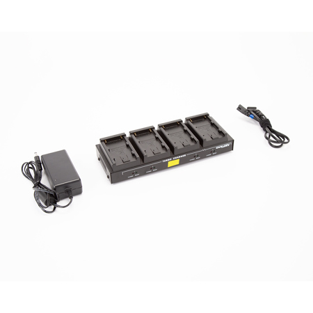 Dolgin Engineering TC40-EX 4-Position Charger for Sony BP-U30, BP-U60, and SWIT S-8U63 Batteries - 100-240V AC