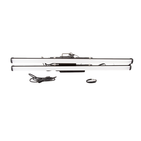 Cineo Lighting LB4-160 LightBlade Edge 4' 160W 2-Blade Fixture with Cables, Baby Pin and Re-Usable Coroplast Box
