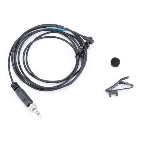 Sennheiser MKE 2 Gold Series Subminiature Omnidirectional Lavalier Microphone with Locking 3.5mm Connector (Black)