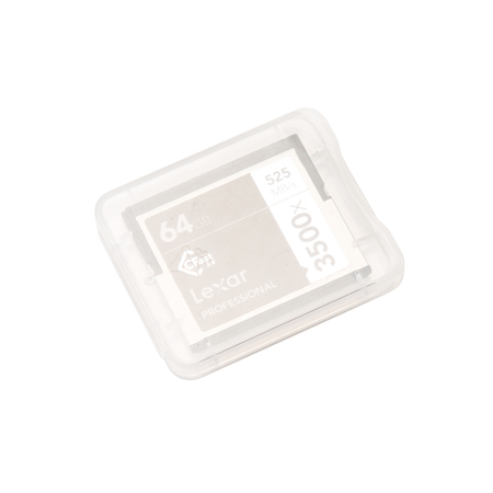 Lexar 64GB Professional 3500x CFast 2.0 Memory Card for 4K Video Cameras, Up to 525MB/s Read, Up to 445MB/s Write Speed