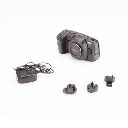 Blackmagic Design Pocket Cinema Camera 4K Body Only With Active Micro Four Thirds Lens Mount (No DaVinci Resolve Dongle)