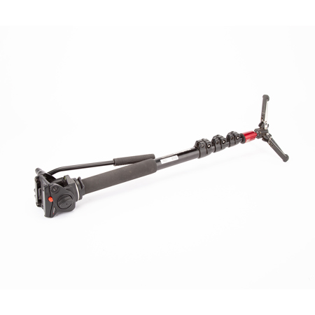 Manfrotto 561BHDV1 Video Monopod with Fluid Head, Maximum Height 78"