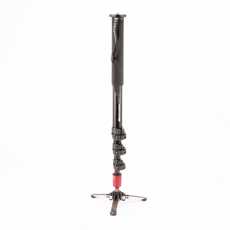 Manfrotto MVM500A Fluid Aluminum Video Monopod Only (Head Not Included)