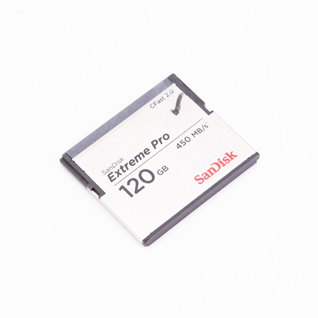 SanDisk Extreme PRO 120GB 450MB/s CFast 2.0 Card