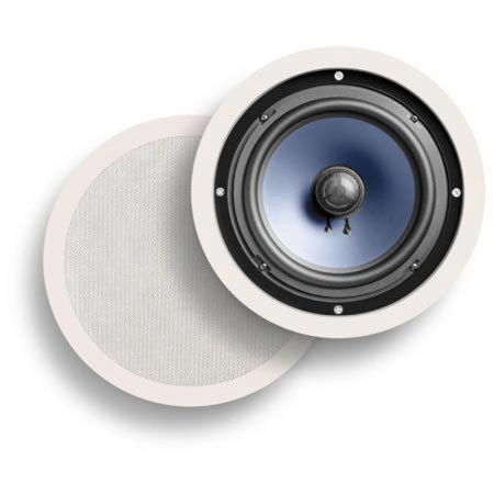 Polk Audio Polk Audio RC80i 8" Round 2-Way In-Ceiling Speakers Pair, White