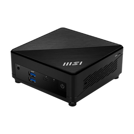 MSI Cubi 5 12M-265US Mini Desktop Computer, Intel Core i7-1255U 1.7GHz, 16GB RAM, 1TB SSD, Windows 11 Pro, Black
