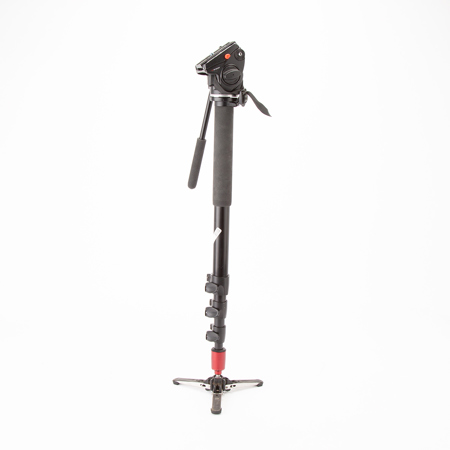Manfrotto 561BHDV1 Video Monopod with Fluid Head, Maximum Height 78"