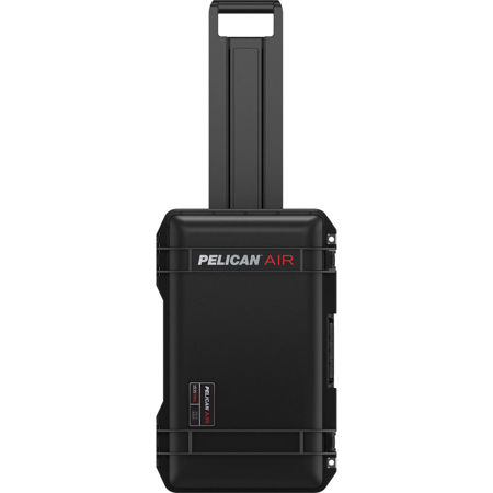 Pelican 1535TRVL Wheeled Carry-On Air Travel Case with Lid Organizer and Packing Cubes, Black