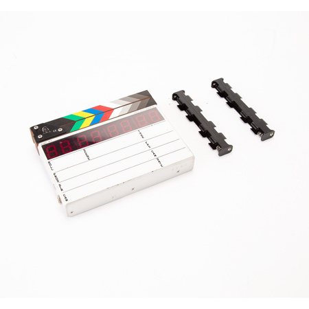Denecke Dcode TS-C Compact Lightweight Time Code Slate with Sync Error Display, EL Backlight Display - With Color Clapper Sticks