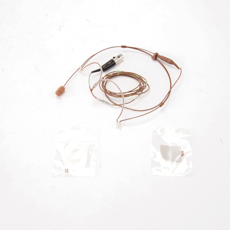 Countryman H6 Omnidirectional Headset Microphone with TA5F Connector for Lectrosonics LMa, LMb, LT, SM, SMa, SMB, SMDa, SMDB, SMQ, SMQa, SMQV, SMV, UM400a, UM450 Transmitters, W5 Sensitivity Standard Gain, Cocoa