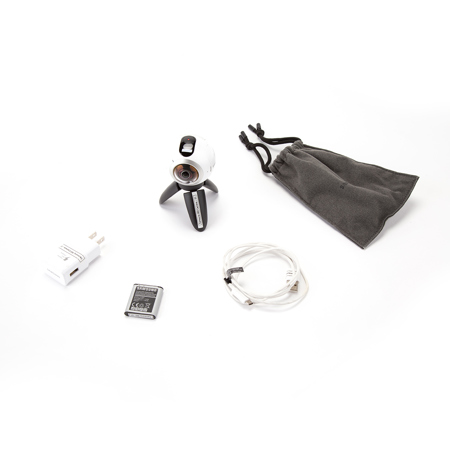 Samsung Gear 360 30MP Spherical VR Camera, 3840x1920 Dual Cam, 30 fps, Wi-Fi, Bluetooth and NFC