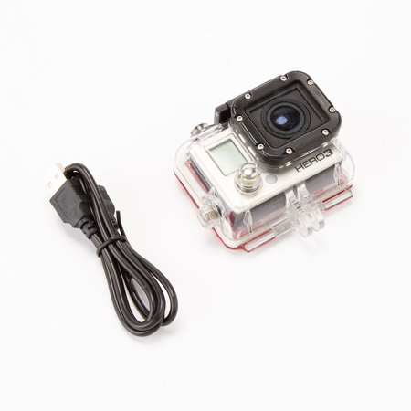 GoPro HERO3 1080p Camera, 11MP, Wi-Fi, App Ready, HDMI D/USB 2.0, Silver Edition