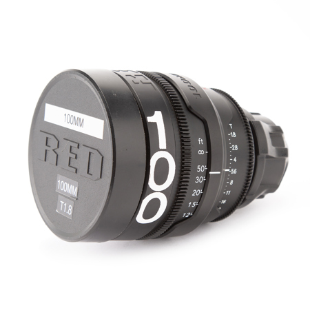 RED Pro 100mm T1.8 Prime Lens, PL Mount.