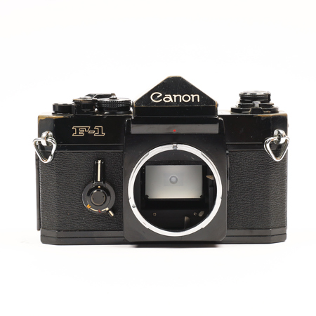 Canon OLD F-1 SLR Manual Focus Camera Body, Black