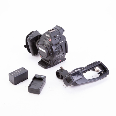 Canon EOS C100 Cinema Camcorder Body with Dual Pixel CMOS AF Feature Upgrade - EF Lens Mount