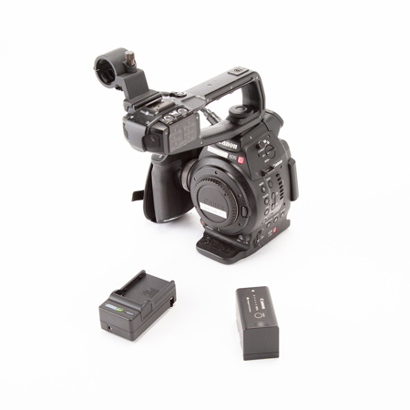 Canon EOS C100 Cinema Camcorder Body with Dual Pixel CMOS AF Feature Upgrade - EF Lens Mount