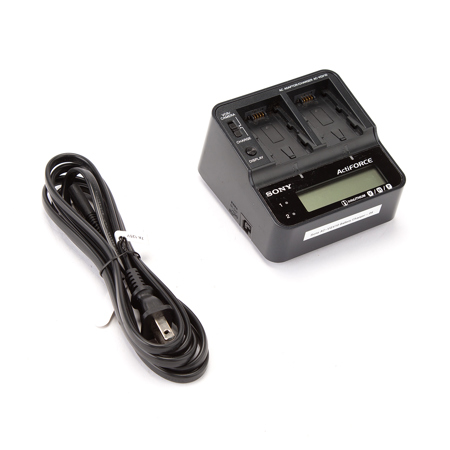 Sony AC-VQV10 Dual Battery / Camcorder Charger for the V, H and P Series Batteries