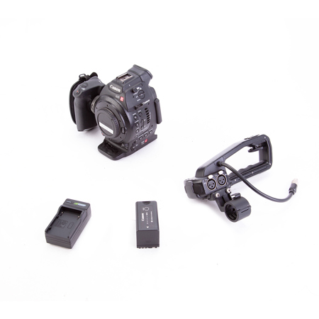 Canon EOS C100 Cinema Camcorder Body with Dual Pixel CMOS AF Feature Upgrade - EF Lens Mount