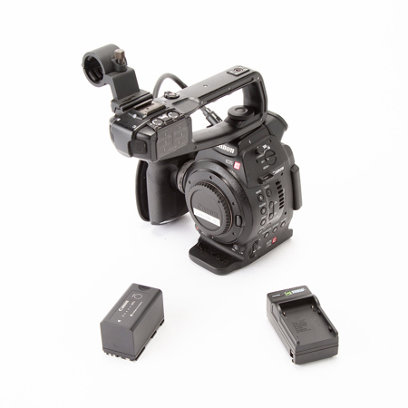 Canon EOS C100 Cinema Camcorder Body with Dual Pixel CMOS AF Feature Upgrade - EF Lens Mount