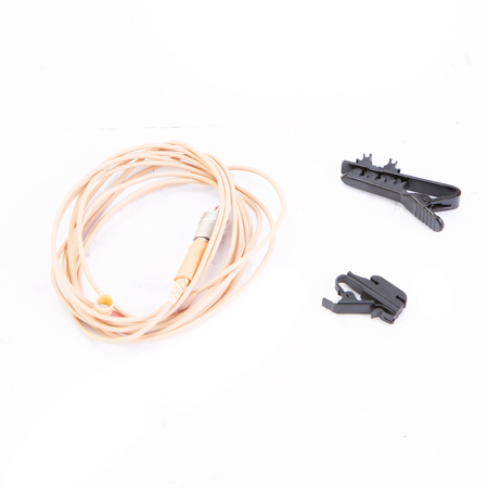 DPA Microphones d:screet Core 4061 Miniature Omnidirectional Microphone with Hardwired 3-Pin LEMO Connector, Loud SPL, Low-Sens, Beige