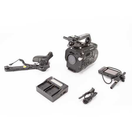 Sony PXW-FS7 II 4K XDCAM Camera System with Super 35 CMOS Sensor, "Body Only". Monitor Unit, Viewfinder, Top Handle, and Microphone Holder are not included.