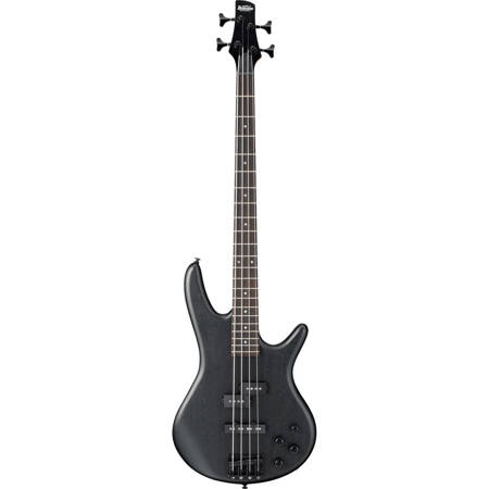 Ibanez GIO Series GSR200B Electric Bass Guitar, 4 String, 22 Frets, Bolt-On GSR4 Maple Neck, Rosewood Fretboard, Passive Pickup, Weathered Black