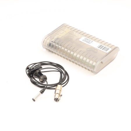 DPA Microphones d:screet mini 4080 Miniature Cardioid Lavalier Microphone with aHardwired TA4F Connector for Shure Wireless Systems (Black)