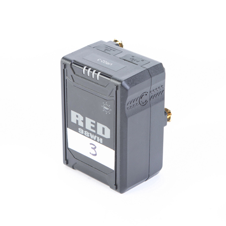 RED Digital Cinema REDVOLT MICRO-G 98Wh 14.8V 6600mAh Gold Mount Rechargeable Li-Ion Battery