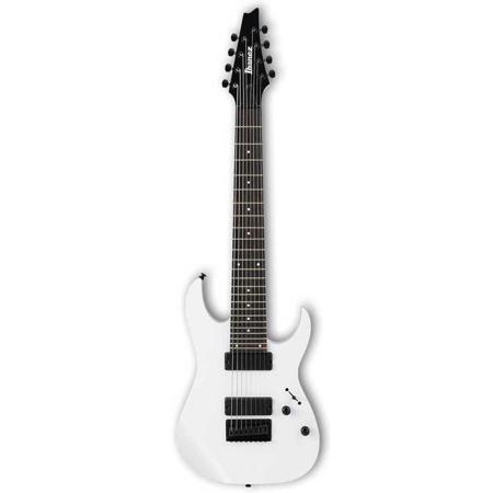 Ibanez RG Series RG8 8-String Electric Guitar, 24 Frets, Wizard II-8 5-piece Maple/Walnut Neck, Passive Pickup, Rosewood Fretboard, Fixed Bridge, White