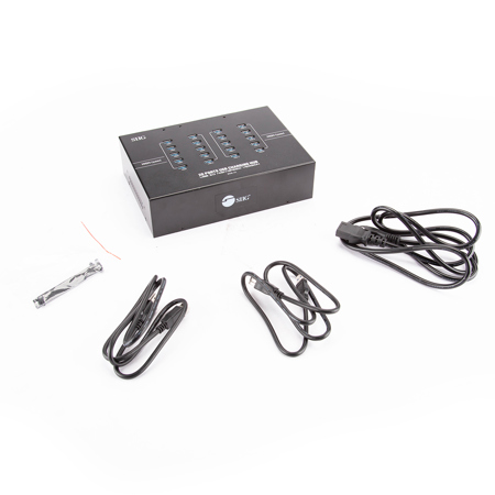 SIIG 20-Port Industrial USB 3.0 Hub with Charging - 200W, 5Gbps with 5V/2.1A perPort, Powered Multiport Hub Expander for Laptop, Tablets, Cellphone, External HDD, Keyboard and Mouse (ID-US0611-S1)