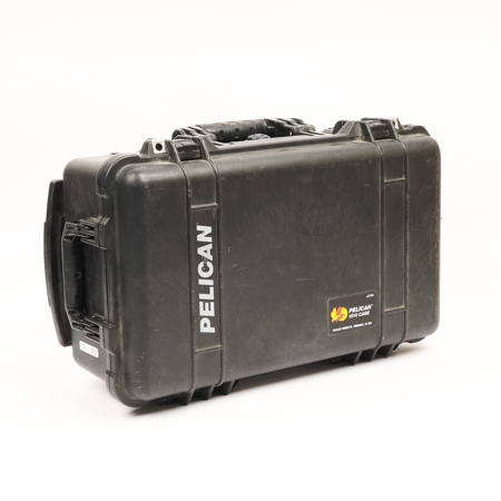 Pelican 1510 On Watertight Hard Case without Foam Insert, with Wheels. - Charcoal Black