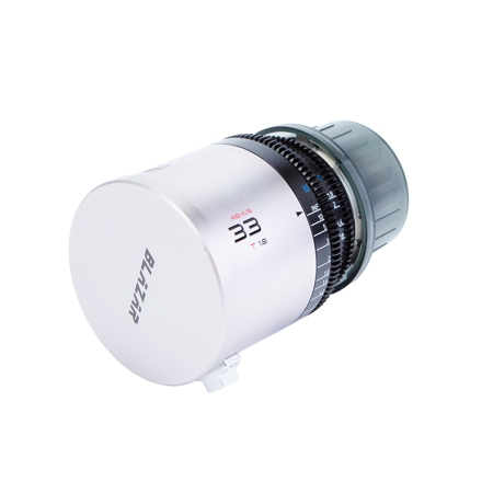 BLAZAR LENS Remus 33mm T1.8 1.5x Full-Frame Anamorphic Lens (ARRI PL, Silver Flare)