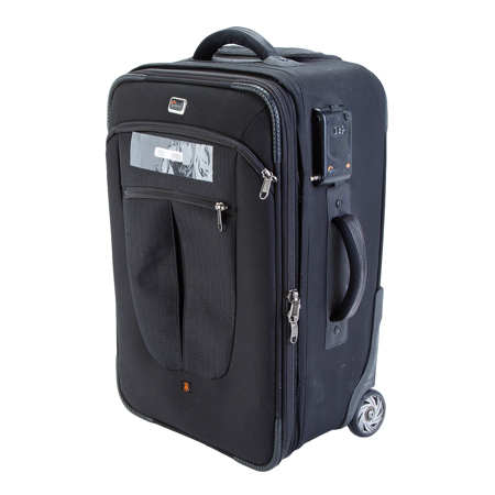 Lowepro Pro Roller x200 Mobile Studio, Padded Divider System Case with Wheels, Black - with FREE Devo Folding Travel Table for Laptops