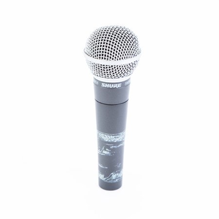 Shure SM58-LC Cardioid Dynamic Handheld Wired Microphone.