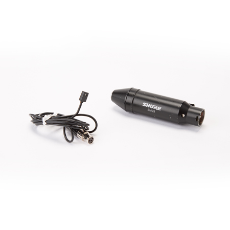Shure SM93 Omni-Directional Condenser Micro-Lavalier Wired Microphone.