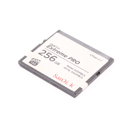 SanDisk Extreme PRO 256GB CFast 2.0 Memory Card, Up to 525MB/s Read, Up to 445MB/s Write Speed