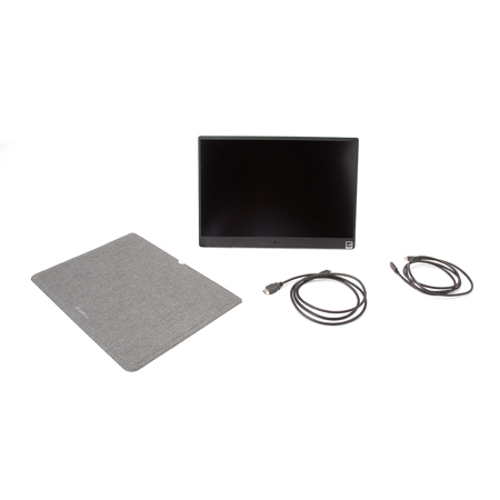 LG gram +view 17" 16:10 WQXGA Portable USB-C IPS LED Monitor, Titan Silver