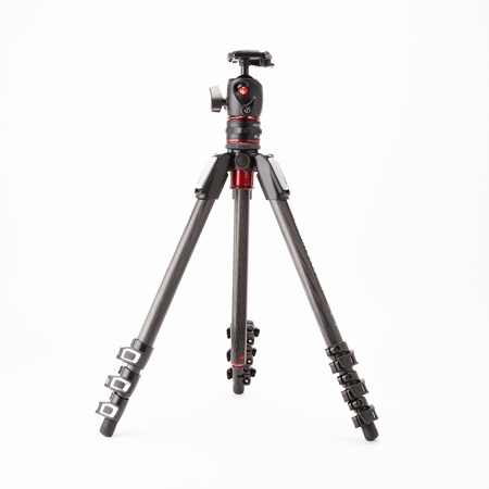 Manfrotto 055 4-Section Carbon Fiber Tripod Kit with X-PRO Ball Head and MOVE Quick Release System
